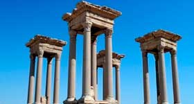 Tetrapilo de la ciudad de Palmira