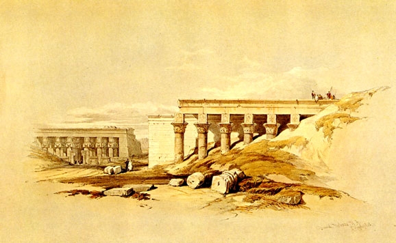 Templo semi enterrado por la arena del desierto. - Agencia Viajes Próximo Oriente
