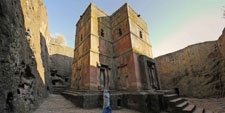 Iglesia de San Jorge en Lalibela (Etiopía).  – Agencia Viajes Próximo Oriente